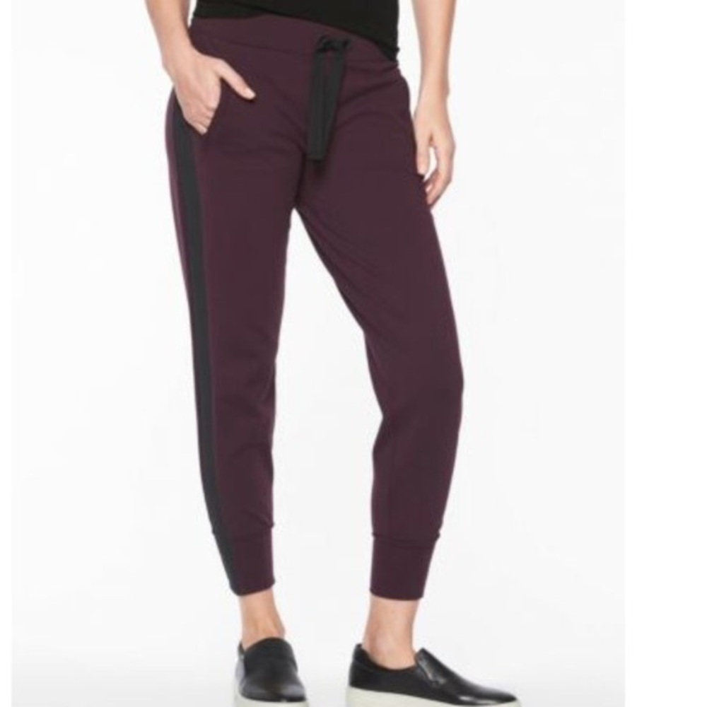 Athleta Metro Track Jogger Pants size L Auberge